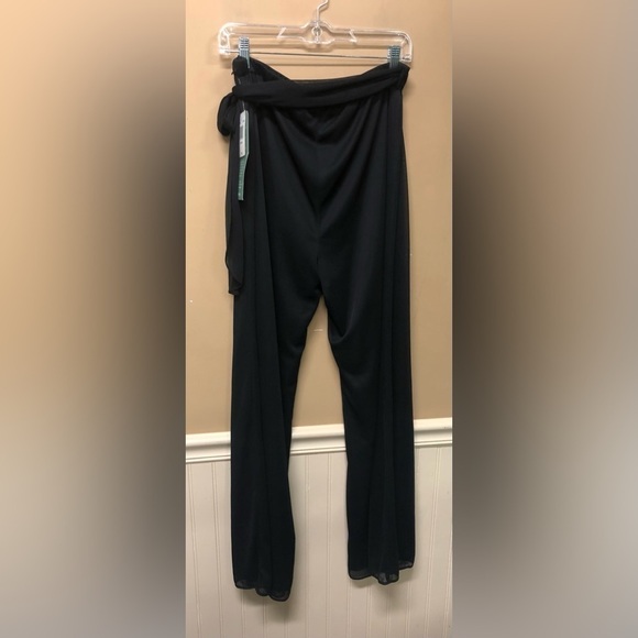 Jackie Jon New York Black Flowy Pull On Pants Size XL NWT - Picture 2 of 6
